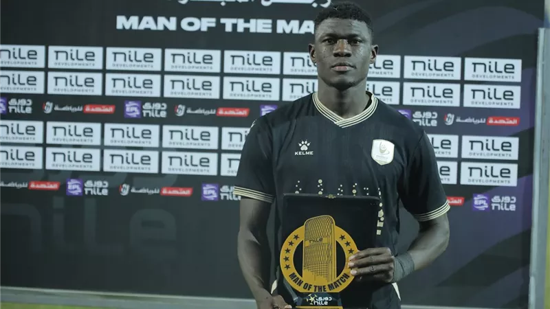 أليو بدارا أفضل لاعب في مباراة فاركو وحرس الحدود