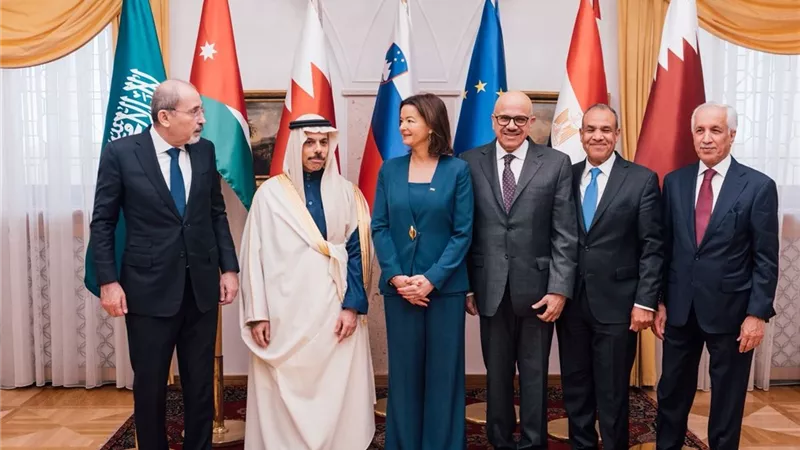 وزير الخارجية يشارك في اجتماع اللجنة الوزارية حول غزة بسلوفينيا