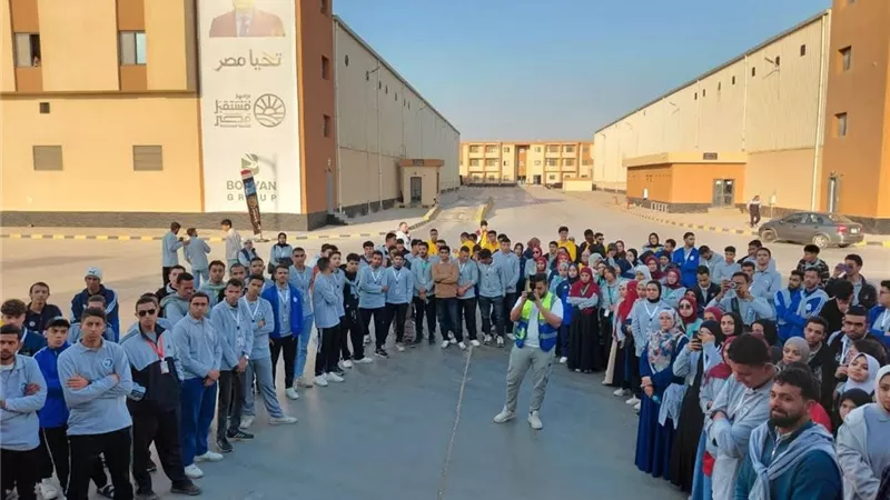 زيارة ميدانية لطلاب كلية الزراعة بجامعة بني سويف إلى جهاز مستقبل مصر