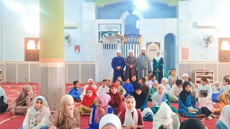 أوقاف الفيوم تنظم لقاء الجمعة للأطفال بمسجد التقوى للتوعية بخطورة الكسل