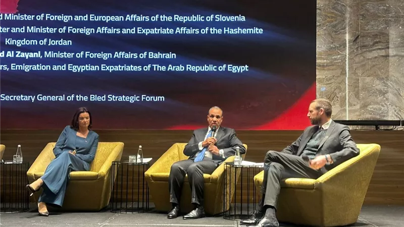وزير الخارجية يشارك في حلقة نقاشية بمنتدى بليد الاستراتيجي حول السلام 
