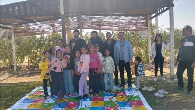 كنيسة الشهيدة دميانة بالمعصرة تنظم رحلة روحية تحت شعار «الرجاء»|صور