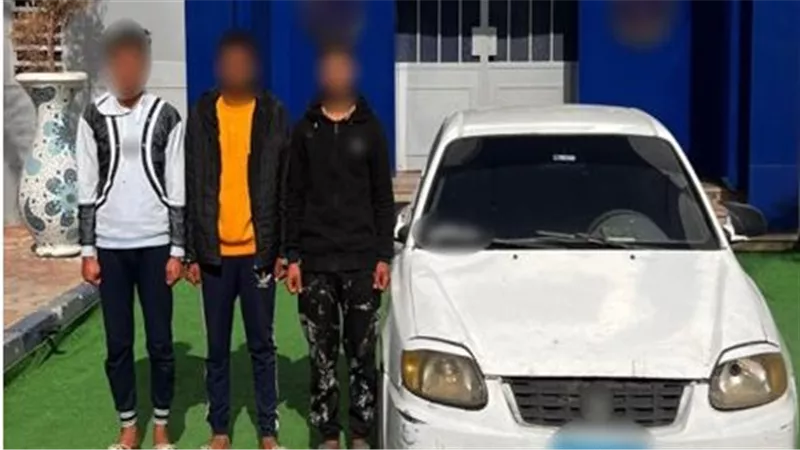 ضبط 3 عاطلين سرقوا سيارة بالإكراه في الإسماعيلية