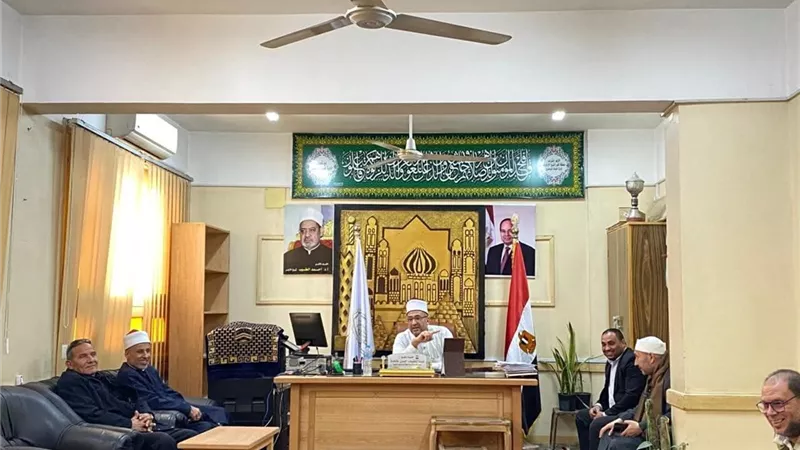 منطقة كفر الشيخ الأزهرية تستعرض خطة الفصل الدراسي الثاني