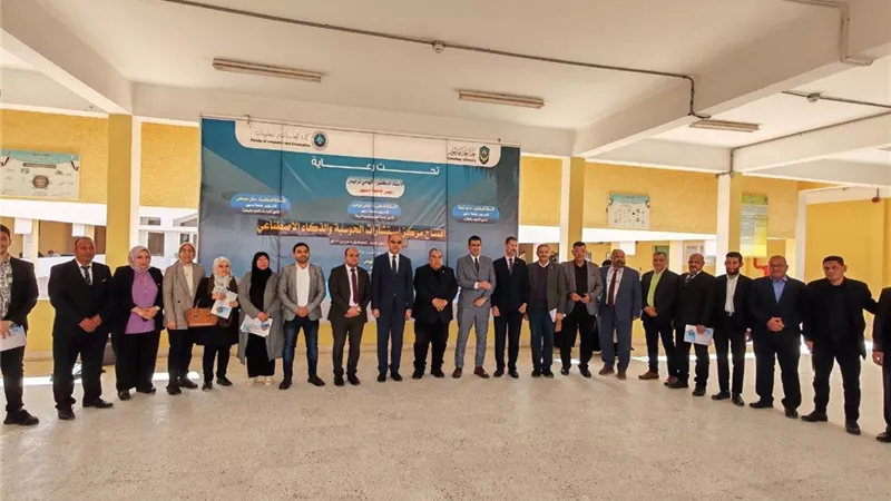 رئيس جامعة دمنهوريتفقد كليات قطاع النوبارية ويفتتح مركز الحوسبة 