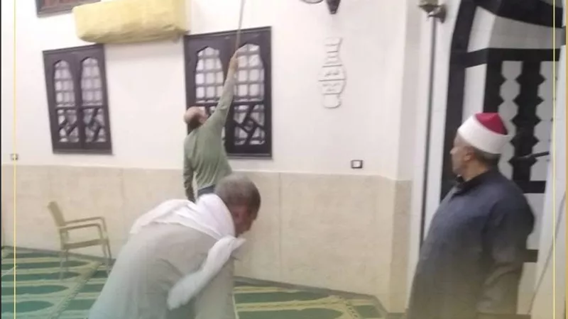 بهدف تهيئة المساجد.. استنفار بأوقاف الشرقية استعدادًا لرمضان|صور
