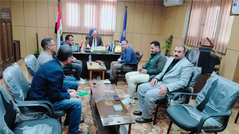 وكيل زراعة البحيرة يستقبل مسئولو شركة ديجتال سمارت ترى لبحث سبل التعاون 