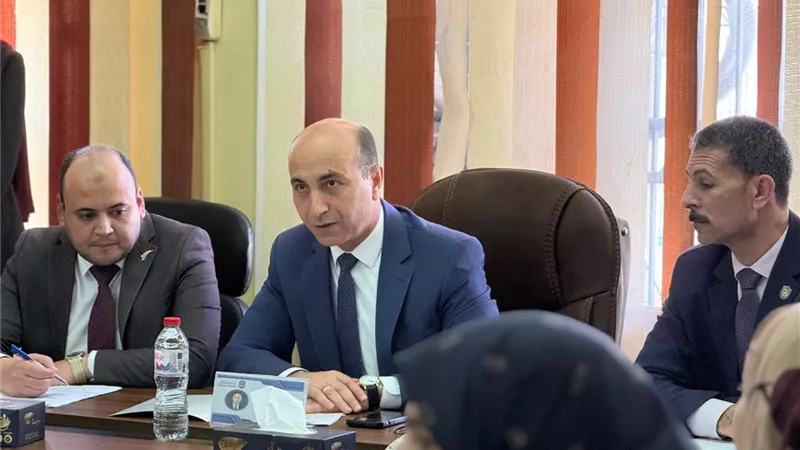 رئيس جامعة دمنهور يتفقد كليات قطاع النوبارية للاطمئنان على انتظام العملية 