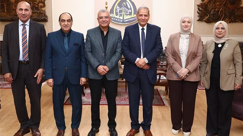 رئيس جامعة الزقازيق يستقبل وزير التربية والتعليم الأسبق