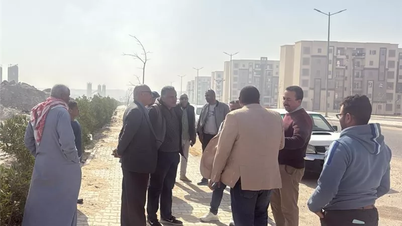 جهاز العبورالجديدة  ينفذ حملة على محطات الخرسانة المخالفة