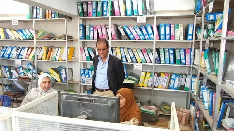 رئيس مركز ومدينة كفر الشيخ يتابع سير العمل بالمركز التكنولوجي 