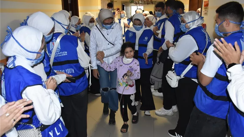اتحاد شباب «YLY» يدعم مرضى السرطان في مستشفى شفاء الأورمان بالأقصر