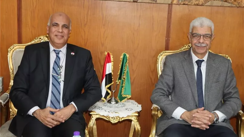 القاصد يستقبل رئيس جامعة الدلتا التكنولوجية ويبحثان سبل التعاون المشترك