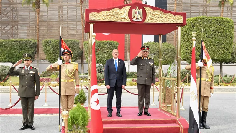 المتحدث العسكرى ينشر فيديو لقاء الفريق أول عبدالمجيد صقر ووزير دفاع تونس