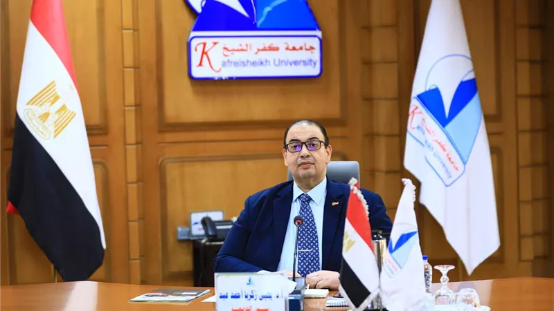 الدكتور يحيي عيد يترأس اجتماع مجلس عمداء جامعة كفر الشيخ لشهر فبراير 2026