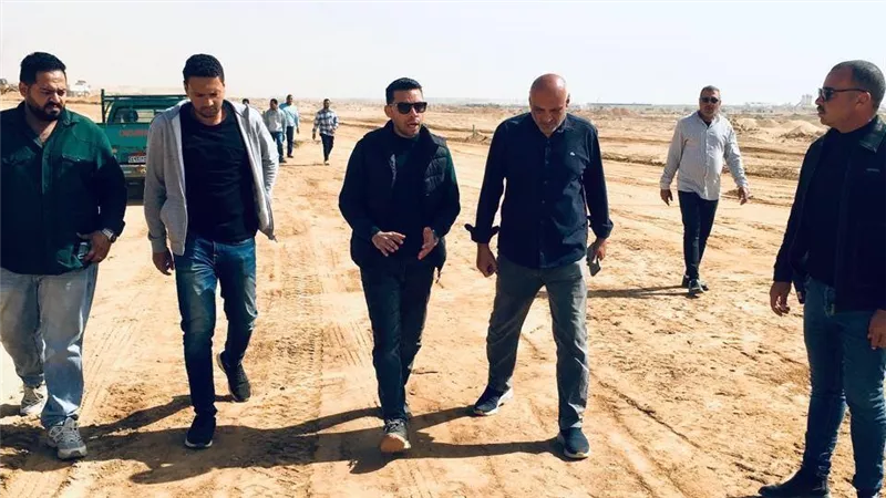 رئيس جهاز حدائق العاصمة يتفقد أعمال ترفيق أراضي «بيت الوطن»