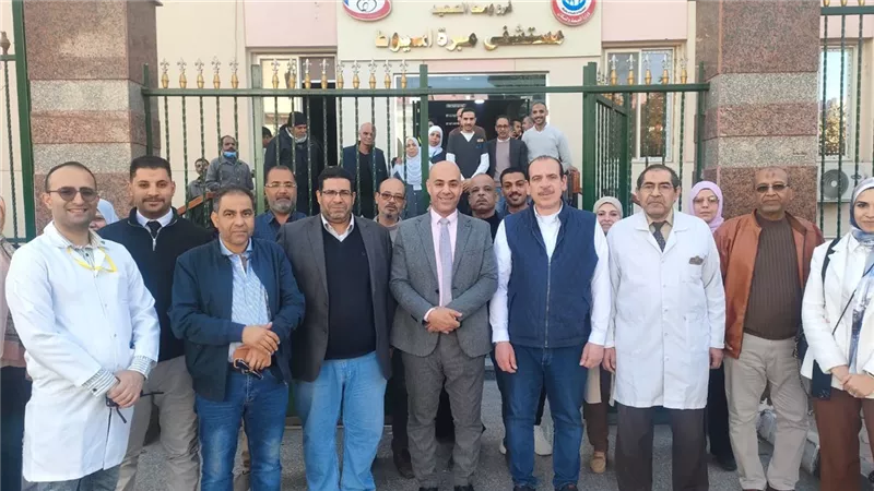 نائب وزير الصحة يتابع أداء مبرة أسيوط ميدانيا ويشيد بجاهزية الأقسام