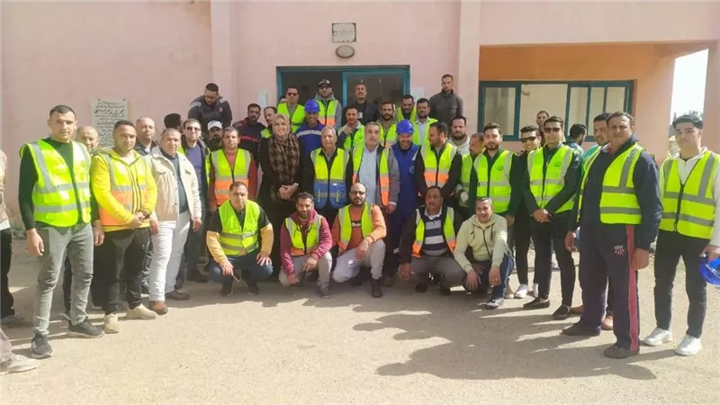 مياه البحيرة تنفذ تدريبًا ميدانيًا بمحطة ليديا