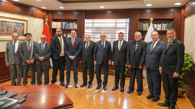 «لدعم أواصر التعاون».. النائب العام يستقبل وفد النيابة العامة الليبية