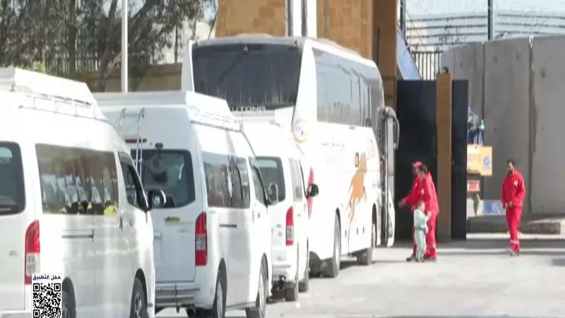 معبر رفح.. مغادرة الدفعة التاسعة من العائدين إلى قطاع غزة|فيديو