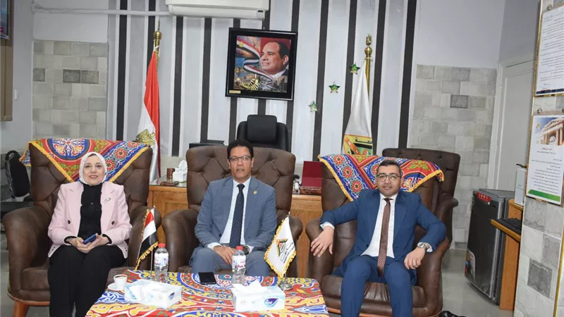 جامعة بنها تستقبل فريق التقييم للنظام المتكامل للجودة  بالمدن الجامعية