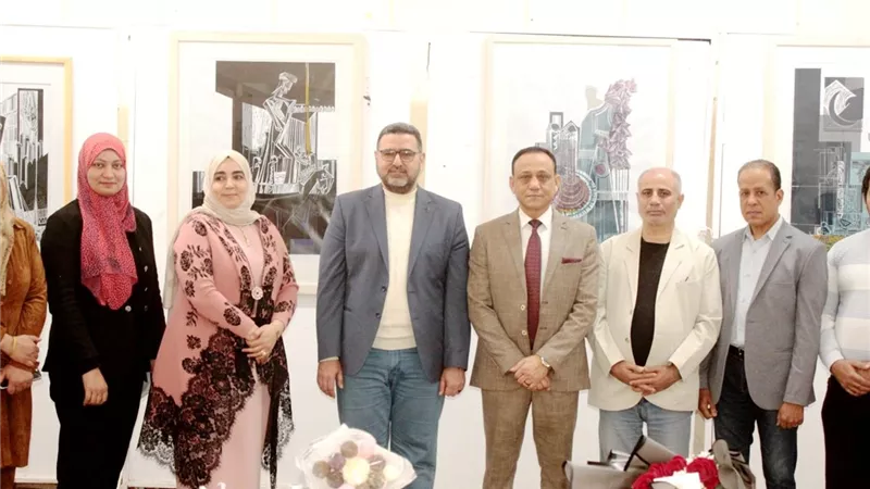 جامعة أسيوط تنظم معرضًا فنيًا بعنوان «تسابيح» بكلية الفنون الجميلة