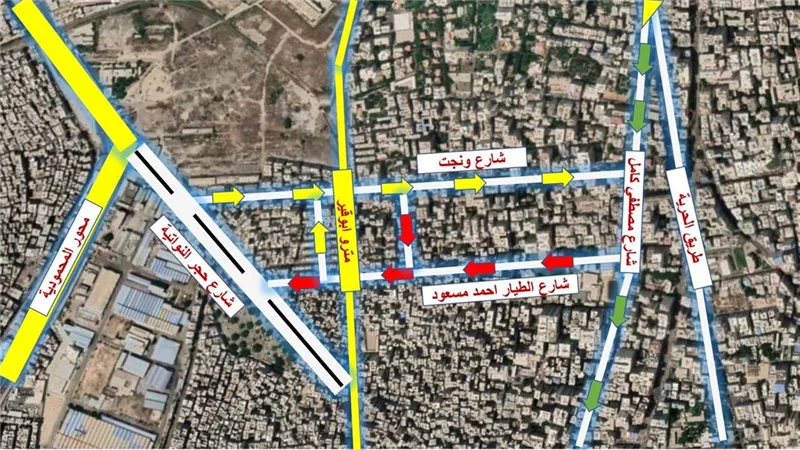 تعرف على خطوط السير البديلة بسبب أعمال الرصف بمحافظة الإسكندرية 