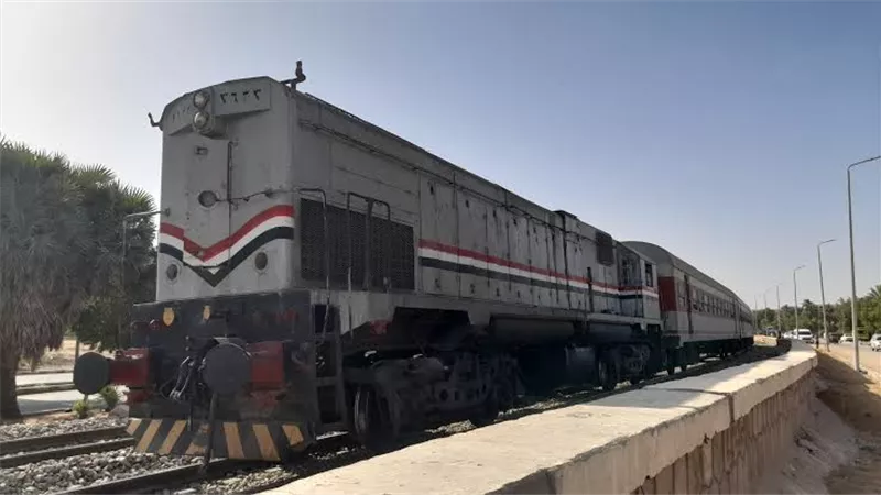 إصابة فتاة إثر سقوطها من قطار أمام محطة معصرة ملوي بالمنيا