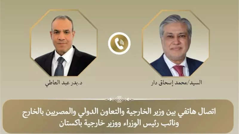 وزيرا خارجية مصر وباكستان يبحثان المستجدات في غزة ووقف إطلاق النار