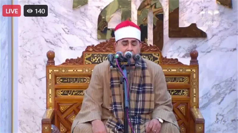 بث مباشر.. شعائر صلاة الجمعة الأخيرة من شعبان بمسجد قباء في المنوفية
