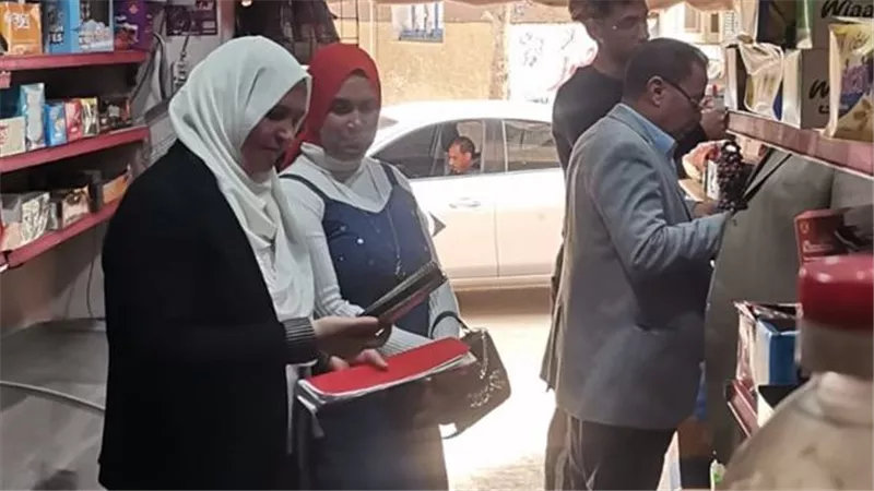 تنفيذ حملة رقابية على المحلات الغذائية وضبط مخالفات تموينة بالرحمانية