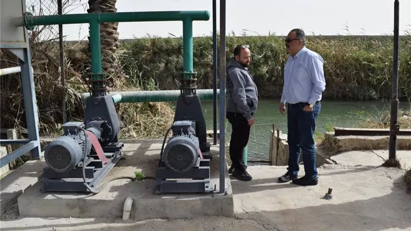 رئيس مياه القناة يشدد على سرعة إنجاز أعمال محطة الكاب ببورسعيد
