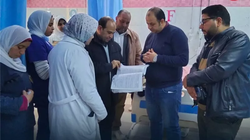 مدير عام العلاجي ومكافحة العدوى يتفقد مستشفى الدلنجات المركزي  