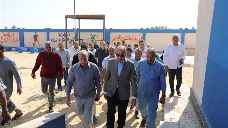 نهضة إنشائية كبرى بقطاع الأبنية التعليمية لتطوير البيئة المدرسية بالمنيا
