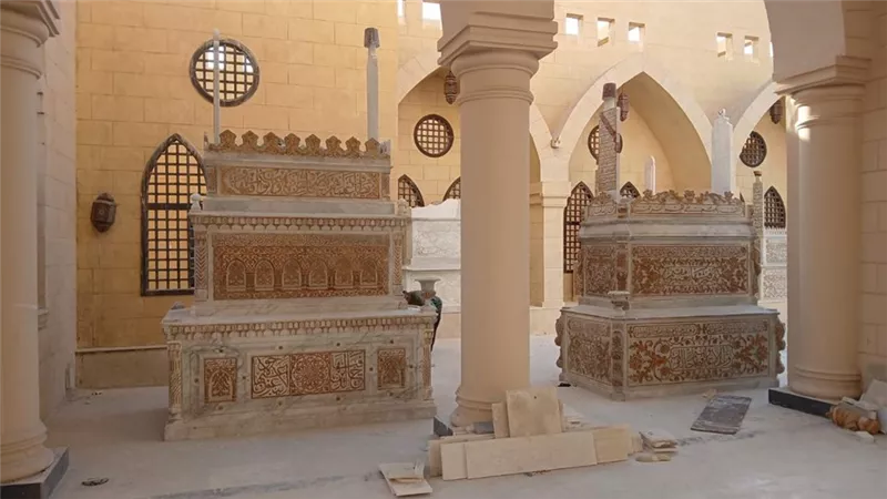 الانتهاء من  ترميم التركيبات الخاصة بمتحف مقابر الخالدين|صور 