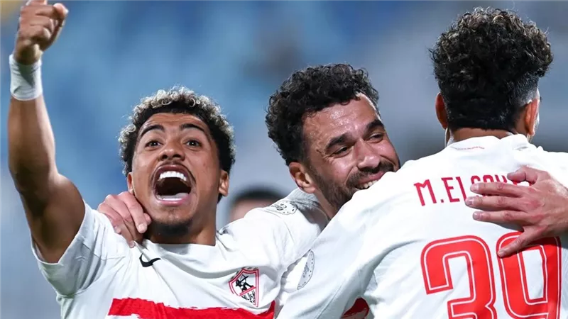 الزمالك يتصدر مجموعته بعد الثنائية بيزيرا والسعيد أمام كايزر تشيفز|صور