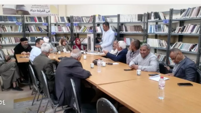 انطلاق منتدى طيبة الثقافي والأدبي بمكتبة مصر في طيبة الجديدة