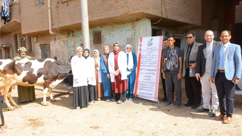 جامعة أسيوط تطلق قافلة تنموية شاملة لخدمة 2471 مواطنًا بمركز ساحل سليم