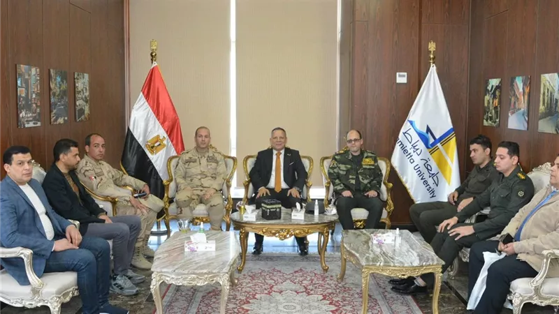 «حمدان» يستقبل وفد تجنيد المنصورة لتنفيذ الكشف الطبي على ذوي الهمم