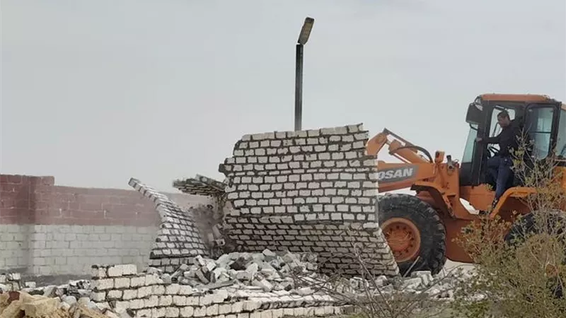 جهاز العبور الجديدة يواصل إزالة التعديات على 8 أفدنة بجمعية أحمد عرابي