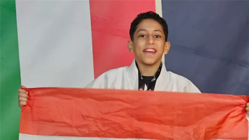 عبدالرحمن مهاب يحصد ذهبية بطولة الجراند سلام الدولية للجوجيتسو بروما