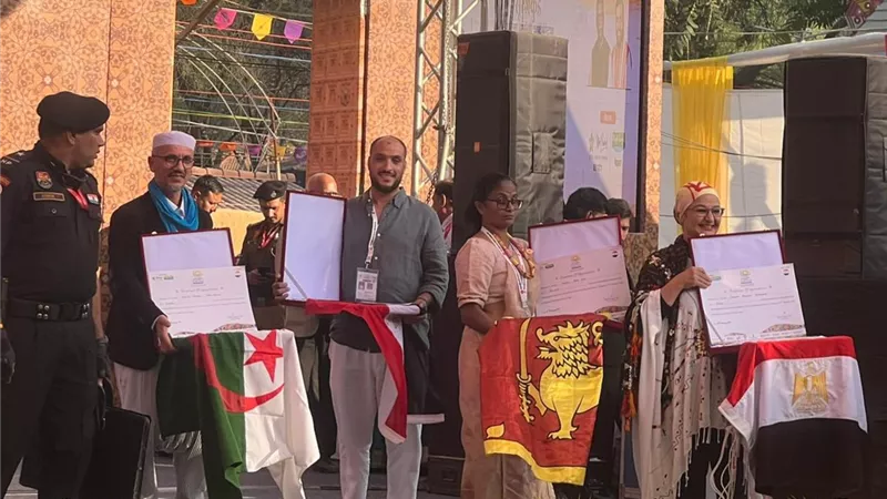 مصر تفوز بالجائزتين الأولى والثانية بمعرض سوراجكوند للحرف العالمية بالهند
