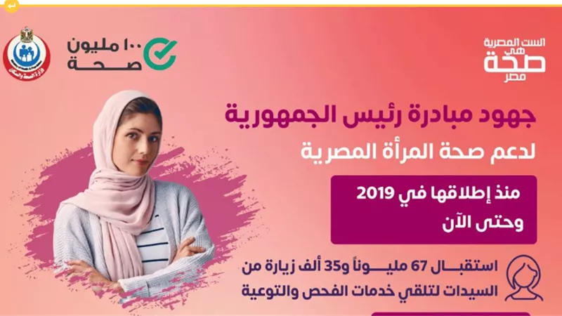 جهود مبادرة «100 مليون صحة» تجاه المرأة المصرية| تفاصيل