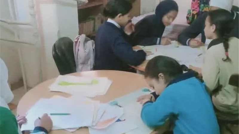 ورشة رسم عن الذكاء الاصطناعي ببيت ثقافة طما غرب سوهاج 