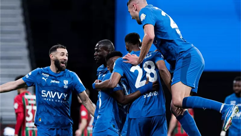 موعد مباراة الهلال السعودي والوحدة الإماراتي في نخبة آسيا والقنوات الناقلة