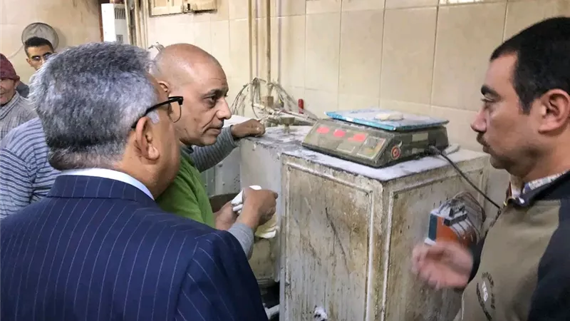 جولات مفاجئة على مخابز المنصورة لضبط الجودة وضمان وصول الدعم لمستحقيه 