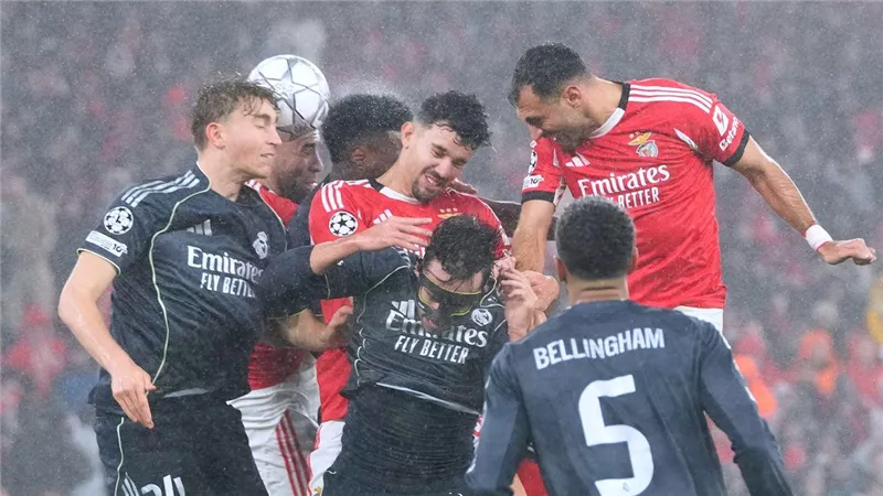 موعد مباراة ريال مدريد وبنفيكا في دوري أبطال أوروبا والقنوات الناقلة