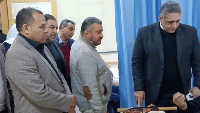 ​جولة تفقدية لوكيل وزارة الصحة بكفر الشيخ بمستشفى الزعفران
