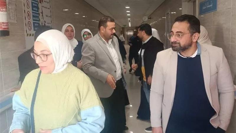 وكيل مديرية الصحة بكفر الشيخ تتفقد سير العمل بمستشفى سيدي غازي