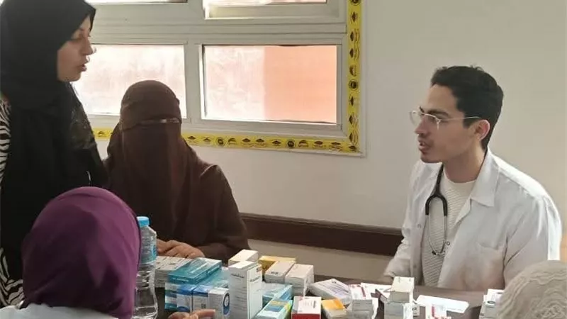 جامعة بنها توقع الكشف الطبي على 136 طفلا ضمن مبادرة «من أجل قلوب أطفالنا»